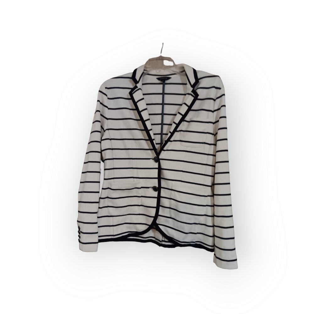 LAND'S End Nautical Knit blazer size 6